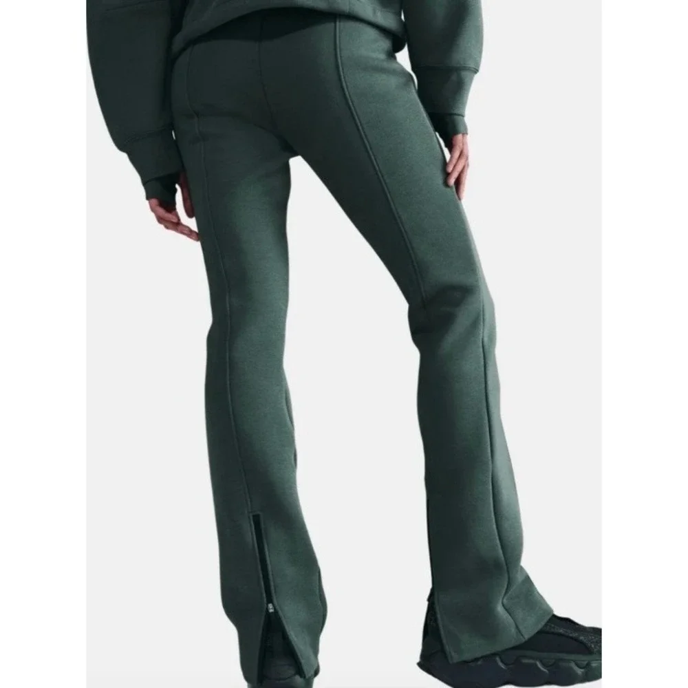 Nike Sportswear Tech Fleece High Waisted Slim Pants Vintage Green Small NWT - Picture 2 of 11